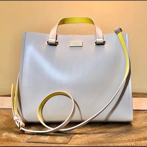Kate Spade Ashtyn Arbour Hill Cream + Yellow Tote